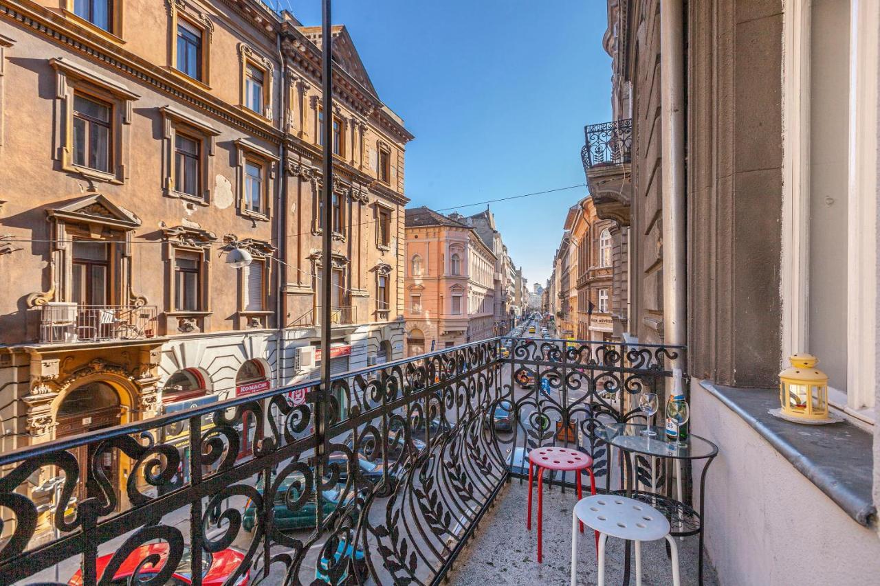 Luxury Art Deco Flat / Big Balcony Budapeste Exterior foto